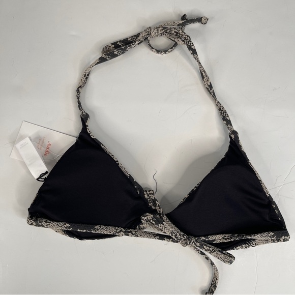 Andie Swimwear String Bikini Top Snake Medium NWT - Picture 3 of 8